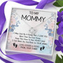 To My Mommy Gift Love Knot Necklace : New Mommy Mom To Be Pregnant Wife Gift