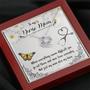 To My Nurse Mom - Not Just My Mom Also My Hero - Love Knot Necklace