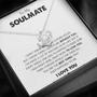 To My Soulmate - You're The Best Thing That Ever Happened To Me - Love Knot Necklace