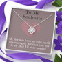 To My Soulmate Love Knot Necklace Pendant - Gift For Friends Partners Spouse Or Soulmate And Loves Ones
