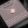 To My Soulmate Love Knot Necklace Pendant - Gift For Friends Partners Spouse Or Soulmate And Loves Ones