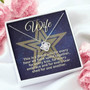 To My Star Wife; Thank You For Every Hour We Have Spent Together; White Gold Love Knot Necklace.