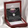 To My Unbiological Sister Love Knot Necklace _ Gift To Best Friend _ Soul Sister _ Sister In Law