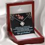To My Wife Love Knot Necklace With Message Card