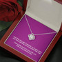 Wine Gets Sweeter With Age | Love Knot Necklace