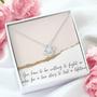 A Love Story To Last A Lifetime Love Knot Necklace