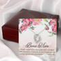 Bonus Mom Is Great Mom, A Part Of My Life Forever Love Necklace Mother's Day Gift