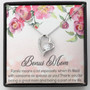 Bonus Mom Is Great Mom, A Part Of My Life Forever Love Necklace Mother's Day Gift