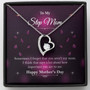 Gift For Step Mom ☆ Bonus Mom Gift ☆ Mother's Day Gift For Step Mom ☆ Forever Love Necklace
