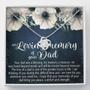 Loss Of Dad Gift, Grief Gift, Sympathy Gift, Dad Love Knot Necklace, Dad Memorial Gift, Gift For Daughter, Bereavement Keepsake Condolence