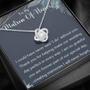 Love Knot Necklace Matron Of Honor Gift, Thank You For Being My Matron Of Honor Necklace Matron Of Honor Thank You Custom Gift From Bride