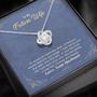 Love You Forever Love Knot Necklace For Future Wife