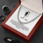 Personalized long distance relationship gift for boyfriend, cuban link chain customized necklace, 1 yr anniversary gifts, sentimental gifts