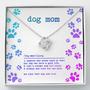 Custom Dog Mom Definition | Custom Name | Dog Moms Gifts | Personalized Name Dog Mom Love Knot Necklace
