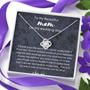 To Mom On My Wedding Day, Mother Of The Bride Gift From Daughter, Mother Of The Bride Necklace From Bride, Mom Of Bride, Love Knot Necklace