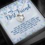 To My Best Friend I'm So Lucky To Have You Forever Love Necklace