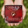 To My Firefighter Wife - Forever Love Necklace - Surprise Your Loved One With This Gorgeous Gift Today!