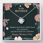 To My Mother, Hearts For A Lifetime Love Knot Necklace (Mother's Day Special)