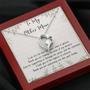 To My Other Mom Forever Love Necklace Mother's Day Message Card