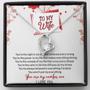 To My Wife You're Number One Forever Love Necklace