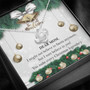Christmas Jewelry For Mom, Love Knot Necklace For Mom As A Christmas Gift.