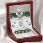 Christmas Jewelry For Mom, Love Knot Necklace For Mom As A Christmas Gift.