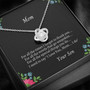 For All The Times Love Knot Necklace From Your Son