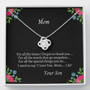 For All The Times Love Knot Necklace From Your Son