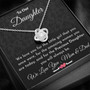 Love Knot Necklace _ Gift To Daughter From Mom And Dad, Birthday Gift To Daughter, Bride Gift