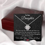 Love Knot Necklace _ Gift To Daughter From Mom And Dad, Birthday Gift To Daughter, Bride Gift