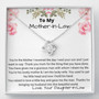 Mother's Day Gift From Daughter- In-Law Forever Love Knot Necklace For Mom