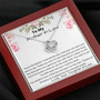 Mother's Day Gift From Daughter- In-Law Forever Love Knot Necklace For Mom