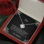 "To My Mom For All The Times Love Knot Necklace"