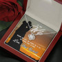 To My Wife- Always Heart To Heart Love Knot Necklace