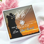 To My Wife- Always Heart To Heart Love Knot Necklace
