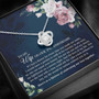 To My Wife On Our 2Nd Anniversary - Love Knot Necklace To My Wife On Our 2Nd Anniversary - Love Knot Necklace