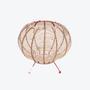 Natural pendant rattan table lamp woven lampshade for home decor Rustic Minimalist style