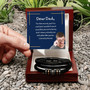 Funny Father's Day Bracelet Gifts With Message Card From Daughter