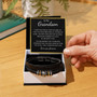 To My Grandson Braided Leather Bracelet Christmas Birthday Gift From Grandma Grandpa