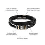 Inspirational High School Graduation Leather Bracelet Gifts For Sons