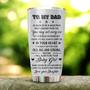 Gifts For Dad, Birthday Gifts For Dad, Cool Fathers Day Gift From Daughter, Lion Dad Tumbler Tumbler 20oz, Men's Gift For Daddy From Kids 