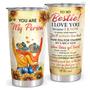 Gifts for Best Friends Women Birthday, Sunflower Best Friend Valentines Day Gifts for Women Tumbler 20oz, You Are My Person Insulated Travel Cup
