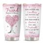 Best Friend Birthday Gifts Tumbler, Gifts for Bestie Coworker Women, Unique Best Friend Gift Ideas Tumbler 20oz, Love You Forever And Always Quote