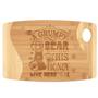 A Grumpy Old Bear and His Honey Live Here Bamboo Cutting Board Funny Kitchen Decor Birthday Christmas Housewarming Gift Men Husband Couple