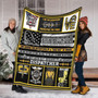 Blanket For Dispatchers 911, Police Blanket Sherpa Fleece mink Blanket, Meaningful Blanket - Gifts Her him