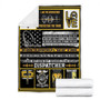 Blanket For Dispatchers 911, Police Blanket Sherpa Fleece mink Blanket, Meaningful Blanket - Gifts Her him