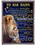 Blanket for husband, Personalized Fleece Sherpa Blankets, To my husband I fell in love with you, anniverary blanket gift, husband and wife