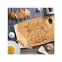Catch You on the Flip Side Organic Bamboo Laser Etched Kitchen Cutting Board Birthday Christmas Gift for Women Mom Grandma Wife Love to Cook