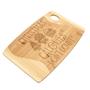Christmas Calories Don't Count Cutting Board Bamboo Wood Engraved Cute Funny Cookie Dessert Appetizer Serving Platter Tray Kitchen Decor