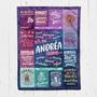 Custom Name It's A Thing You Woudn't Understand Born To Be Awesome| Fleece Sherpa Woven Blankets| Birthday Gifts For Him/Her,Christmas Gifts